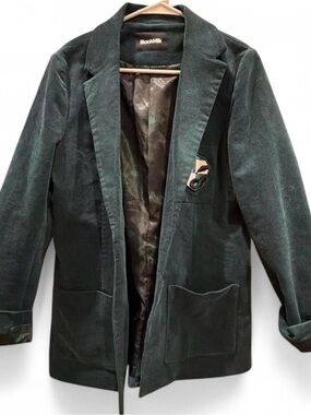 Rare NWT’s BlackMilk Harry Potter Slytherin Dark Green Corduroy Blazer